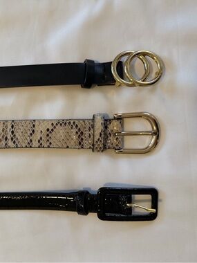 Set of 3 H&M Belts Size Small